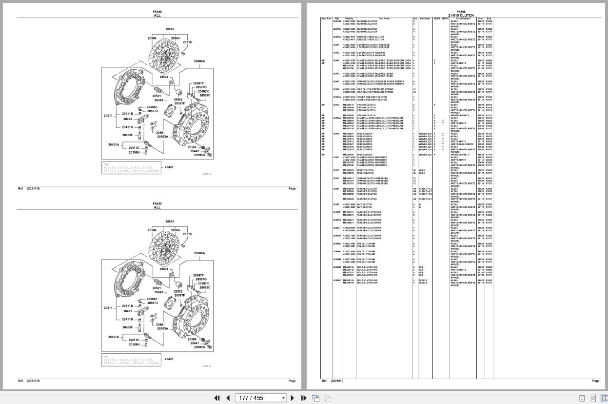 Mitsubishi Fuso Truck FK455 Euro Spare Parts Catalog (2)