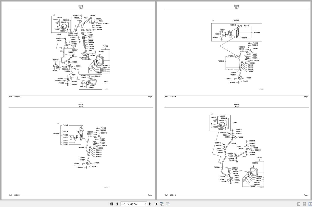 Mitsubishi Fuso Truck FK612 Spare Parts Catalog (2)