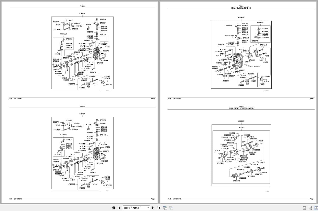 Mitsubishi Fuso Truck FK615 GXP Spare Parts Catalog (2)
