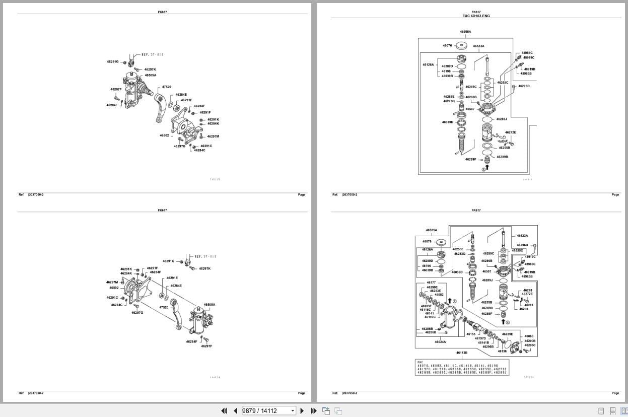 Mitsubishi Fuso Truck FK617 GXP Spare Parts Catalog (2)