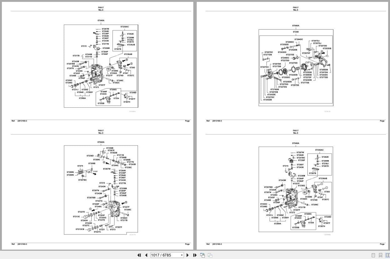 Mitsubishi Fuso Truck FK617 Spare Parts Catalog (2)