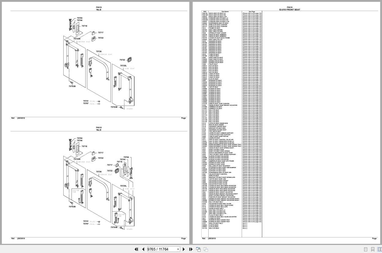 Mitsubishi Fuso Truck FK618 Spare Parts Catalog (2)