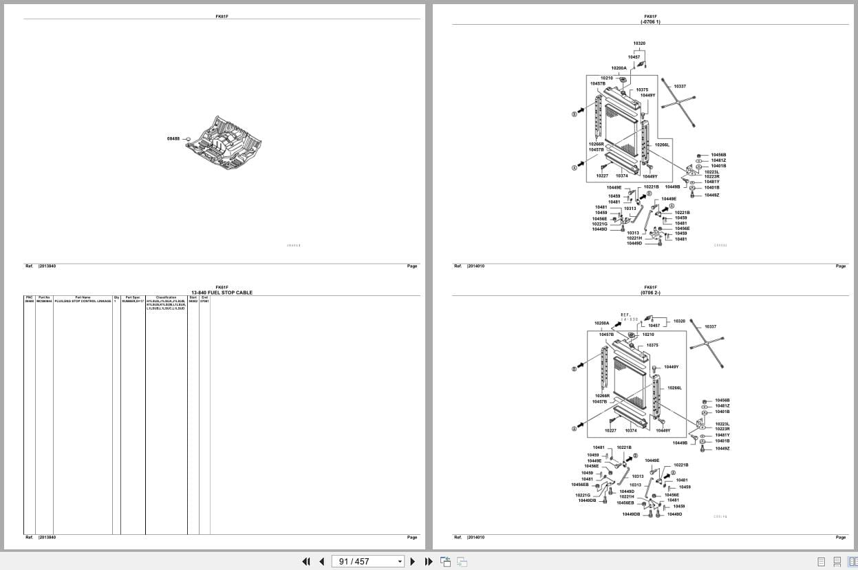 Mitsubishi Fuso Truck FK61F North America Spare Parts Catalog (2)