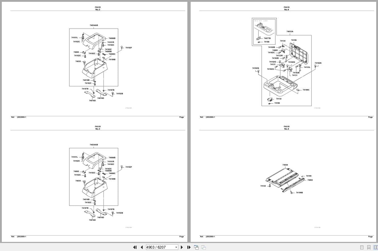 Mitsubishi Fuso Truck FK61R Spare Parts Catalog (2)