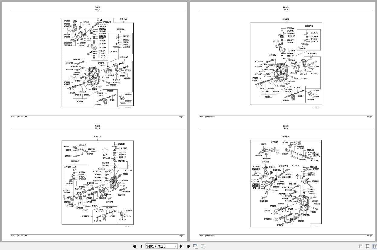 Mitsubishi Fuso Truck FK628 Spare Parts Catalog (2)