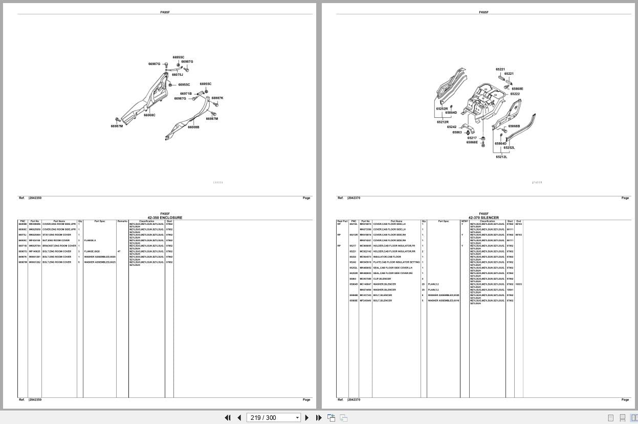 Mitsubishi Fuso Truck FK65F North America Spare Parts Catalog (2)