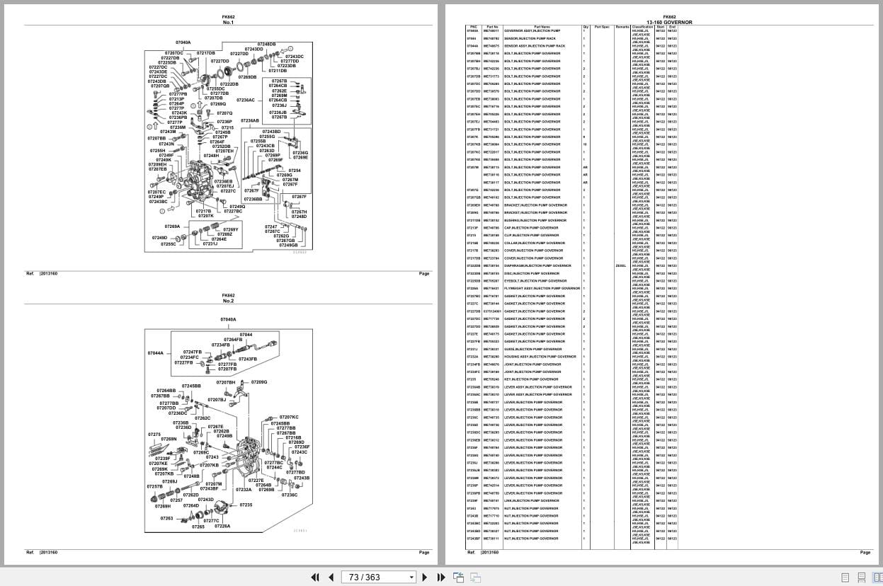 Mitsubishi Fuso Truck FK662 Spare Parts Catalog (2)