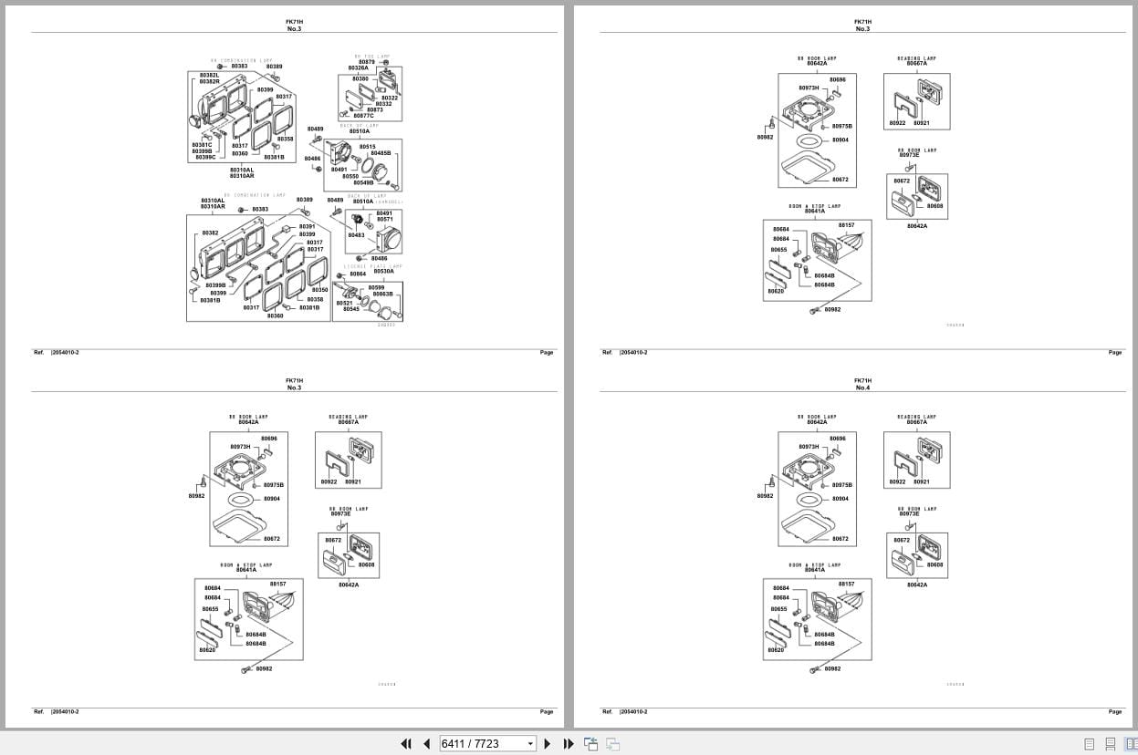 Mitsubishi Fuso Truck FK71H Spare Parts Catalog (2)
