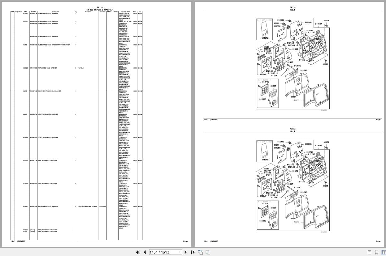 Mitsubishi Fuso Truck FK728 Spare Parts Catalog (2)
