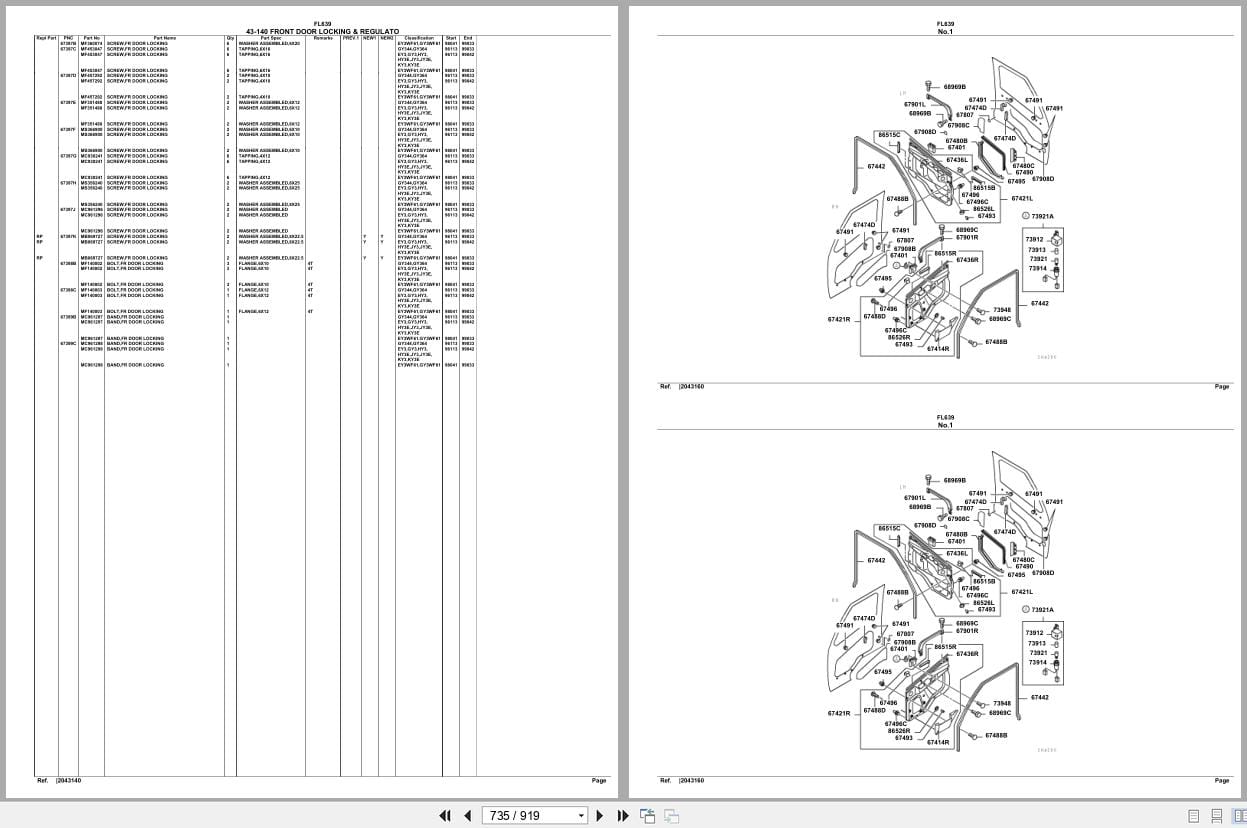 Mitsubishi Fuso Truck FL639 Spare Parts Catalog (2)