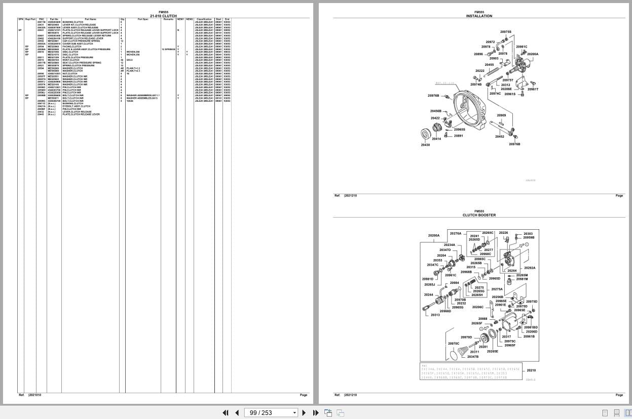 Mitsubishi Fuso Truck FM555 Euro Spare Parts Catalog (2)