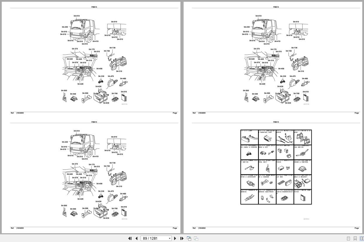 Mitsubishi Fuso Truck FM615 GXP Spare Parts Catalog (2)
