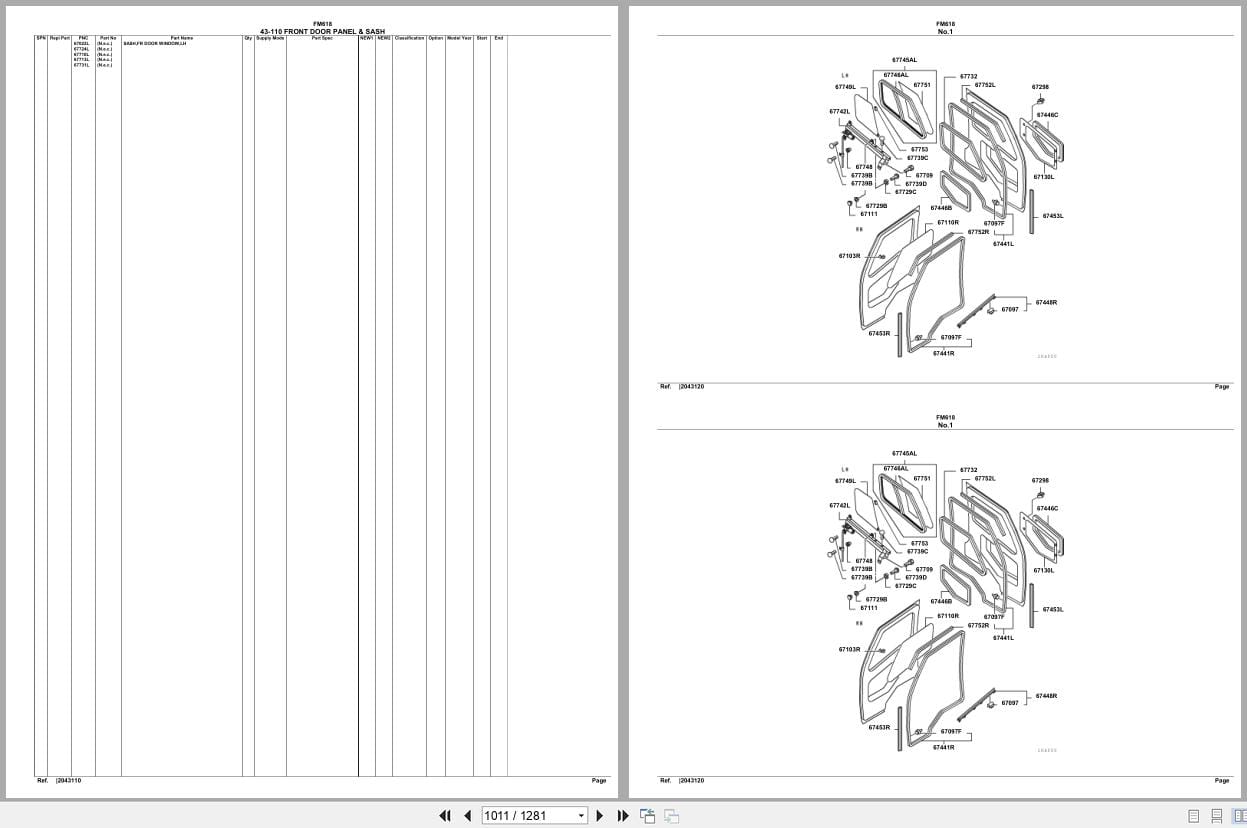 Mitsubishi Fuso Truck FM618 Spare Parts Catalog (2)