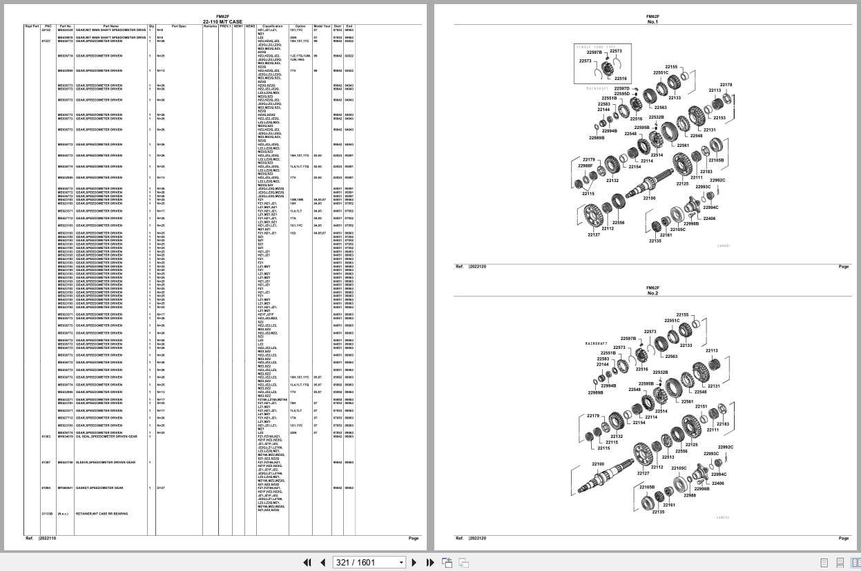 Mitsubishi Fuso Truck FM62F Spare Parts Catalog (2)