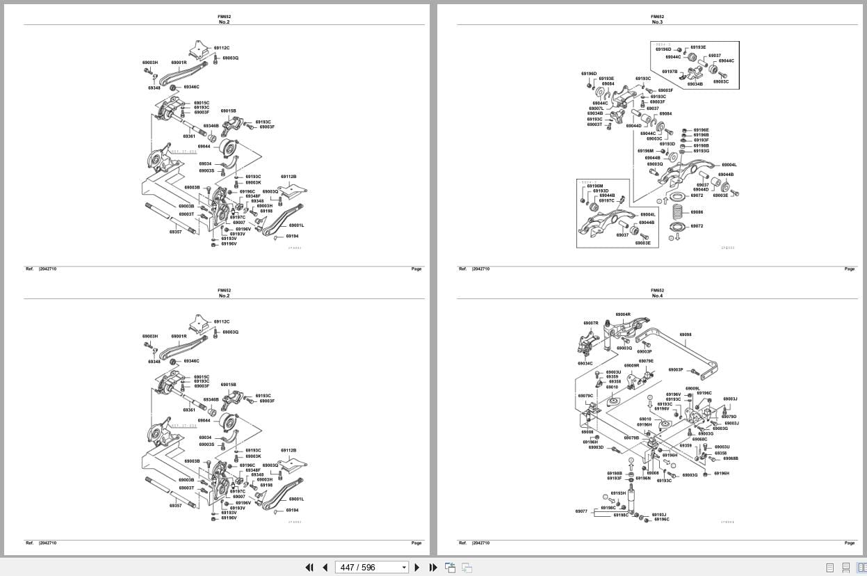 Mitsubishi Fuso Truck FM652 Spare Parts Catalog (2)