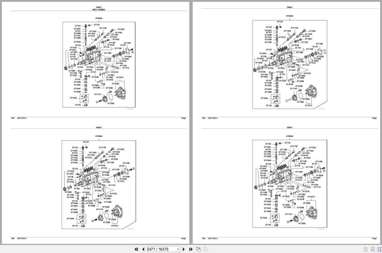Mitsubishi Fuso Truck FM657 GXP Spare Parts Catalog (2)