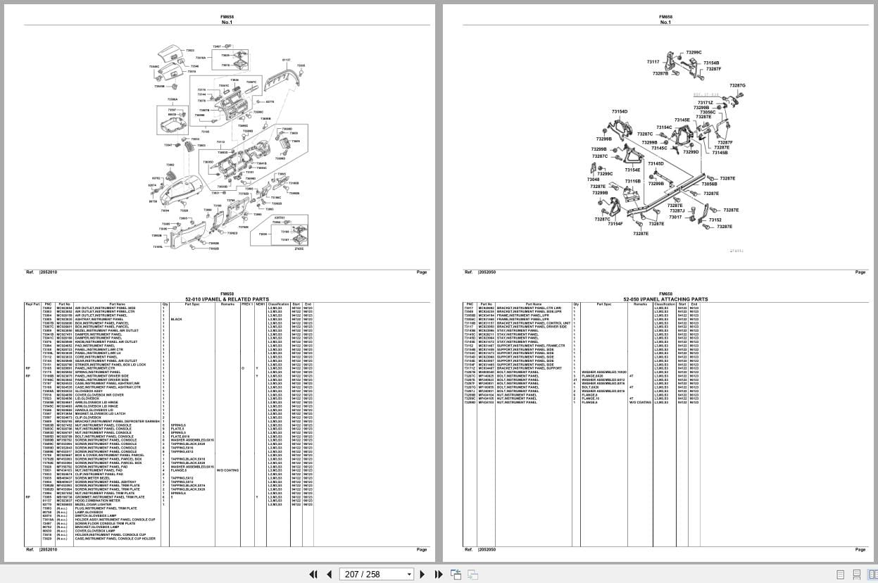 Mitsubishi Fuso Truck FM658 Spare Parts Catalog (2)