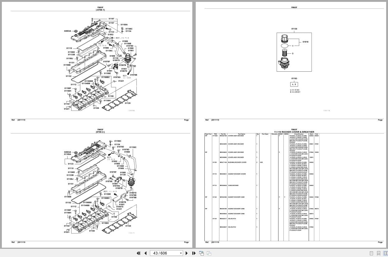 Mitsubishi Fuso Truck FM65F North America Spare Parts Catalog (2)