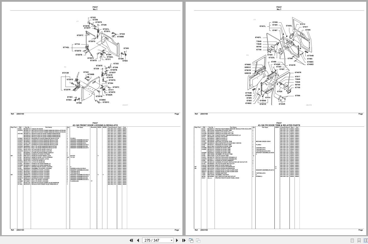 Mitsubishi Fuso Truck FN427 Spare Parts Catalog (2)