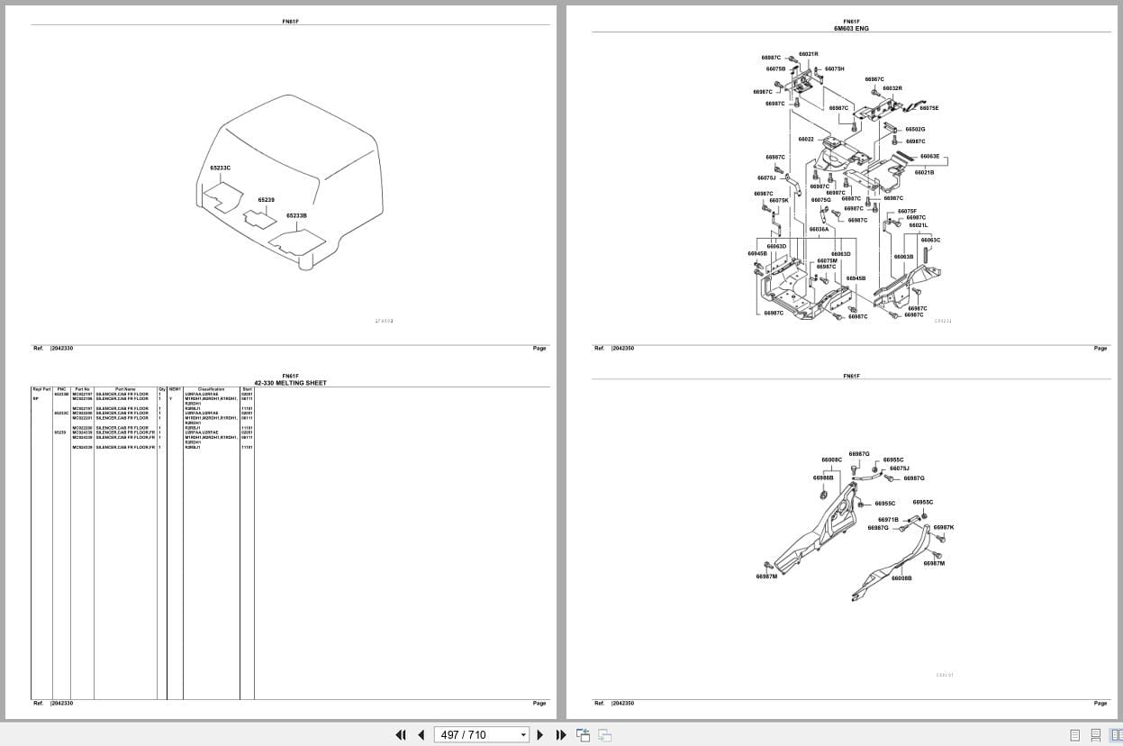 Mitsubishi Fuso Truck FN61F GXP Spare Parts Catalog (2)