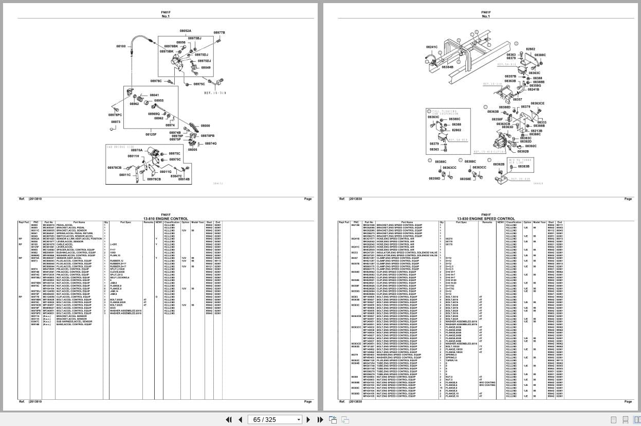 Mitsubishi Fuso Truck FN61F Spare Parts Catalog (2)