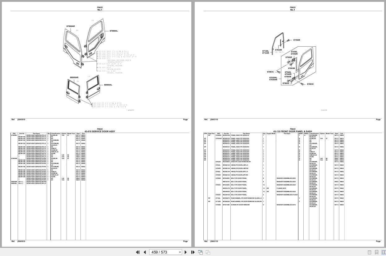 Mitsubishi Fuso Truck FN622 Spare Parts Catalog (2)