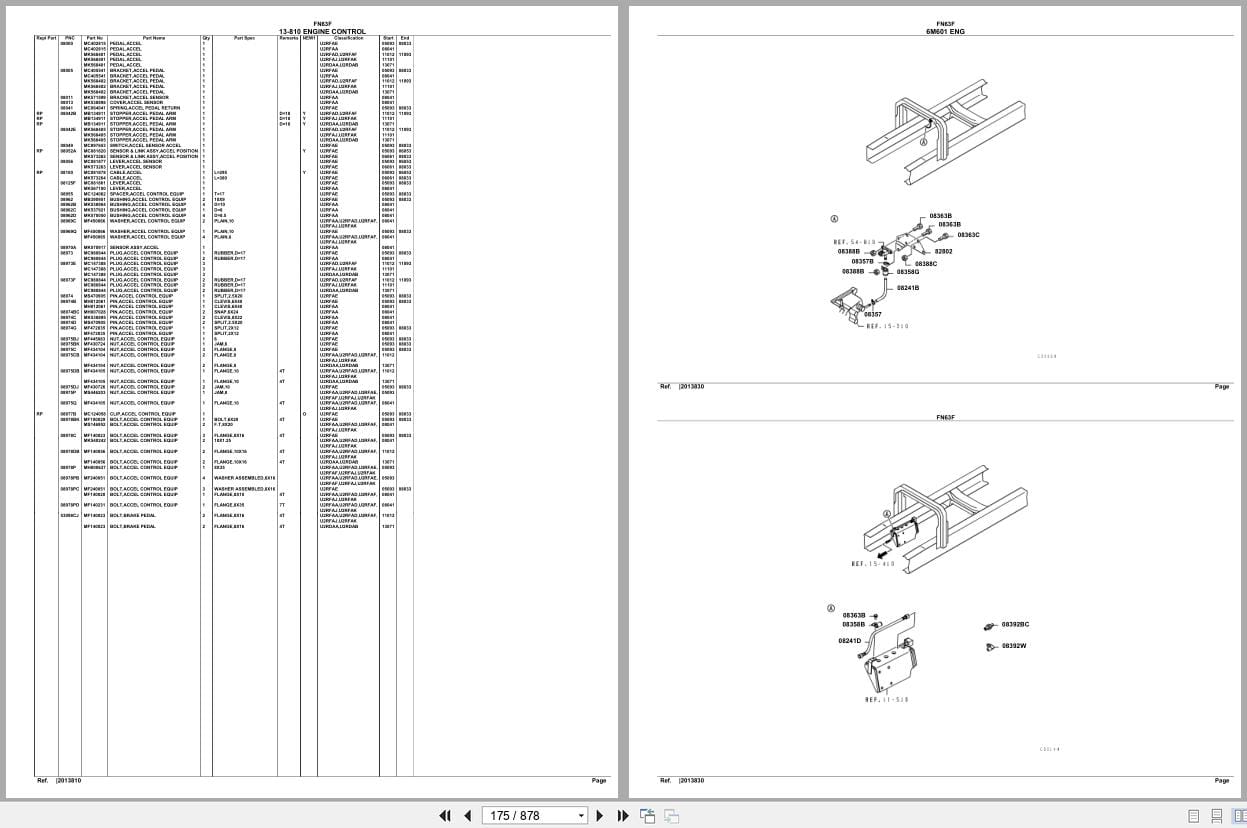 Mitsubishi Fuso Truck FN63F GXP Spare Parts Catalog (2)