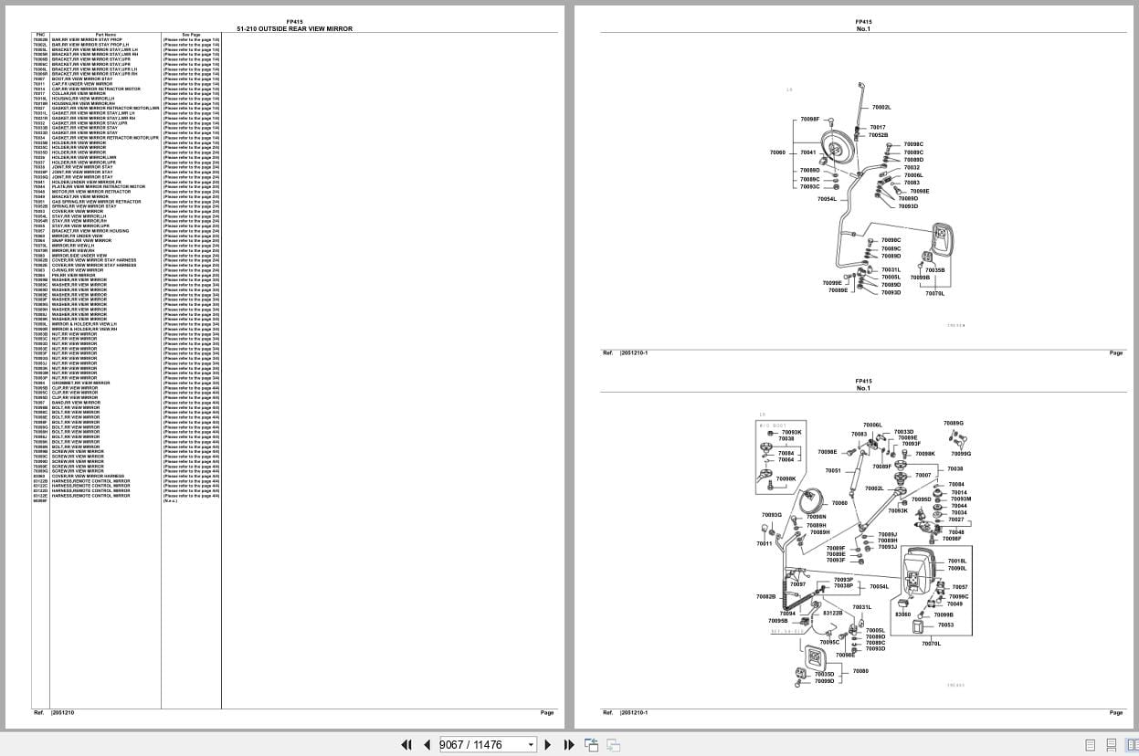 Mitsubishi Fuso Truck FP415 Spare Parts Catalog (2)
