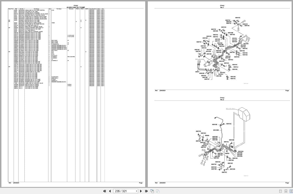 Mitsubishi Fuso Truck FP442 Spare Parts Catalog (2)