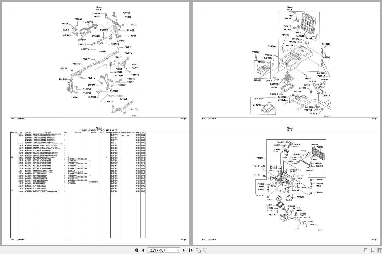 Mitsubishi Fuso Truck FP446 Spare Parts Catalog (2)