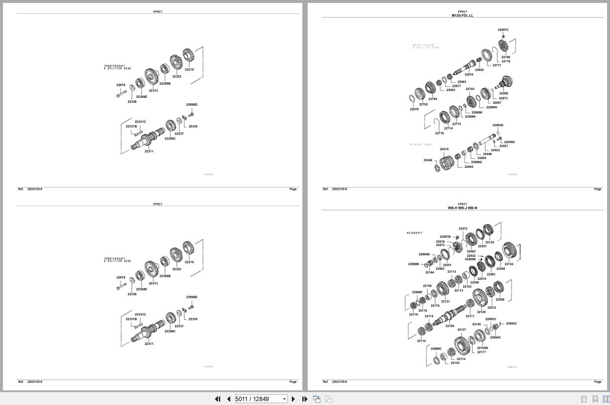 Mitsubishi Fuso Truck FP517 GXP Spare Parts Catalog (2)