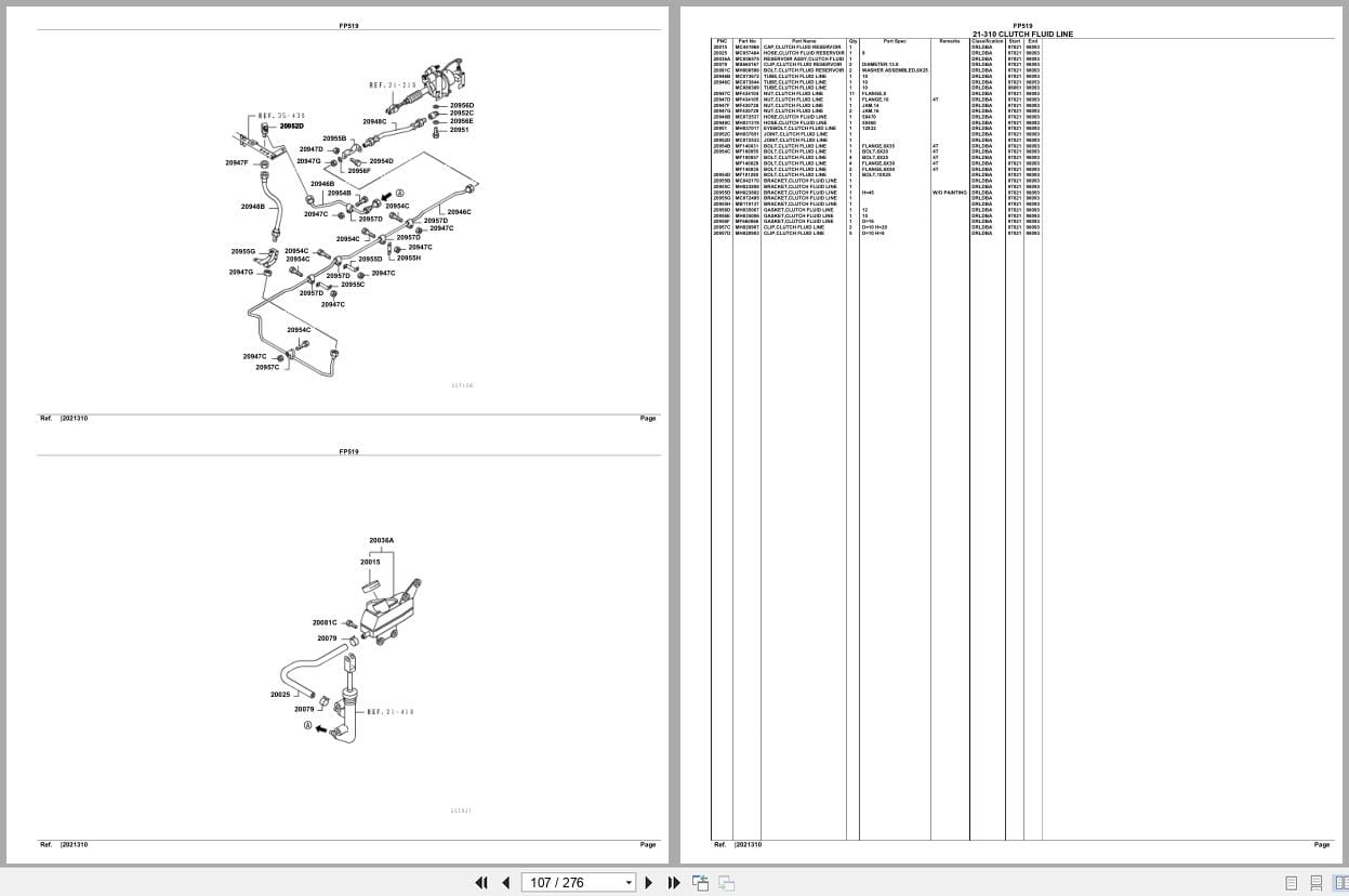 Mitsubishi Fuso Truck FP519 GXP Spare Parts Catalog (2)