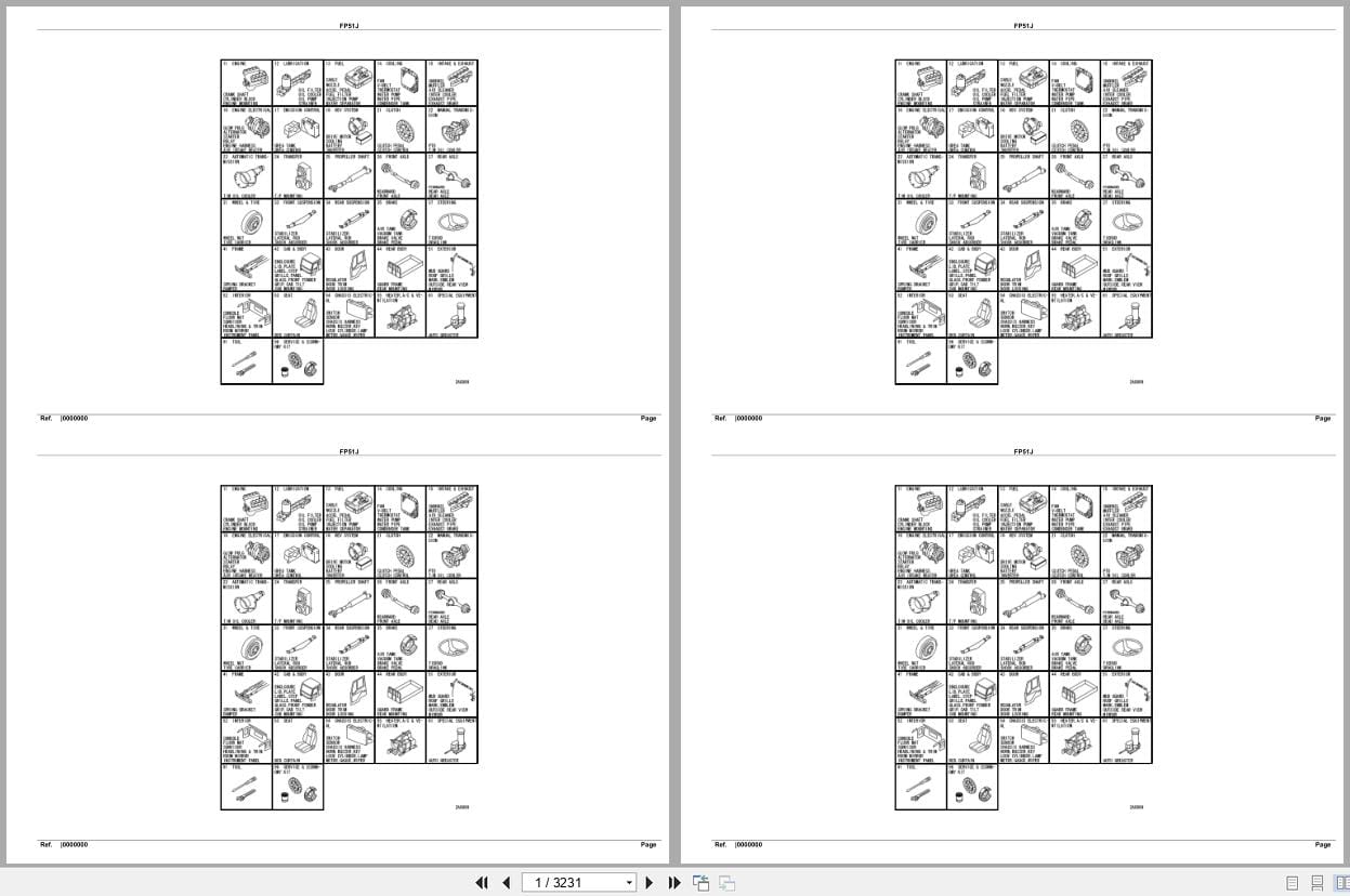 Mitsubishi Fuso Truck FP51J GXP Spare Parts Catalog (1)