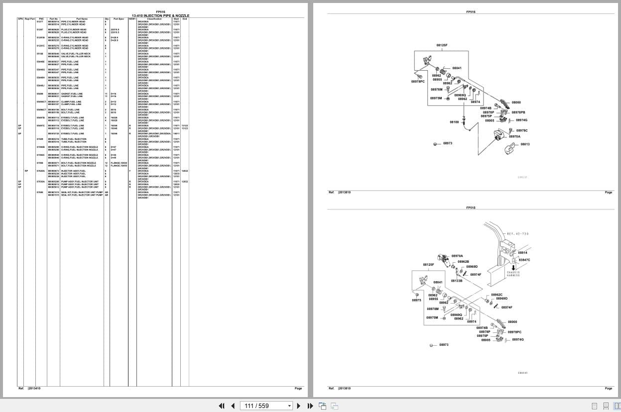 Mitsubishi Fuso Truck FP51S GXP Spare Parts Catalog (2)