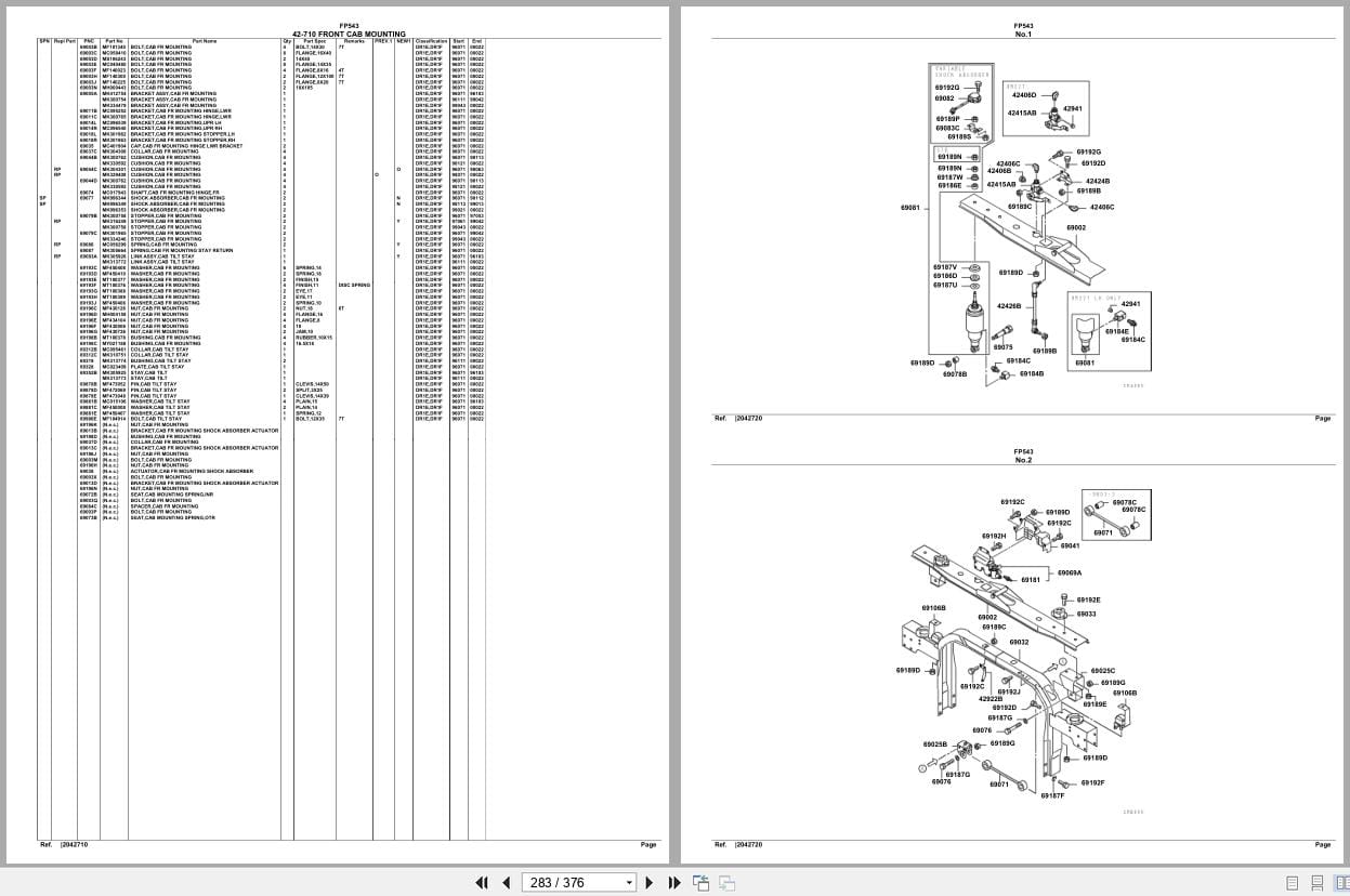 Mitsubishi Fuso Truck FP543 Spare Parts Catalog (2)
