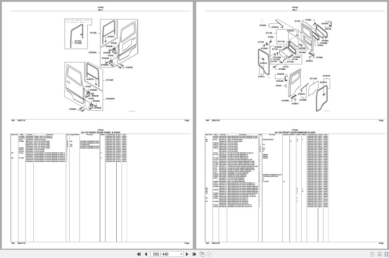 Mitsubishi Fuso Truck FP549 Spare Parts Catalog (2)