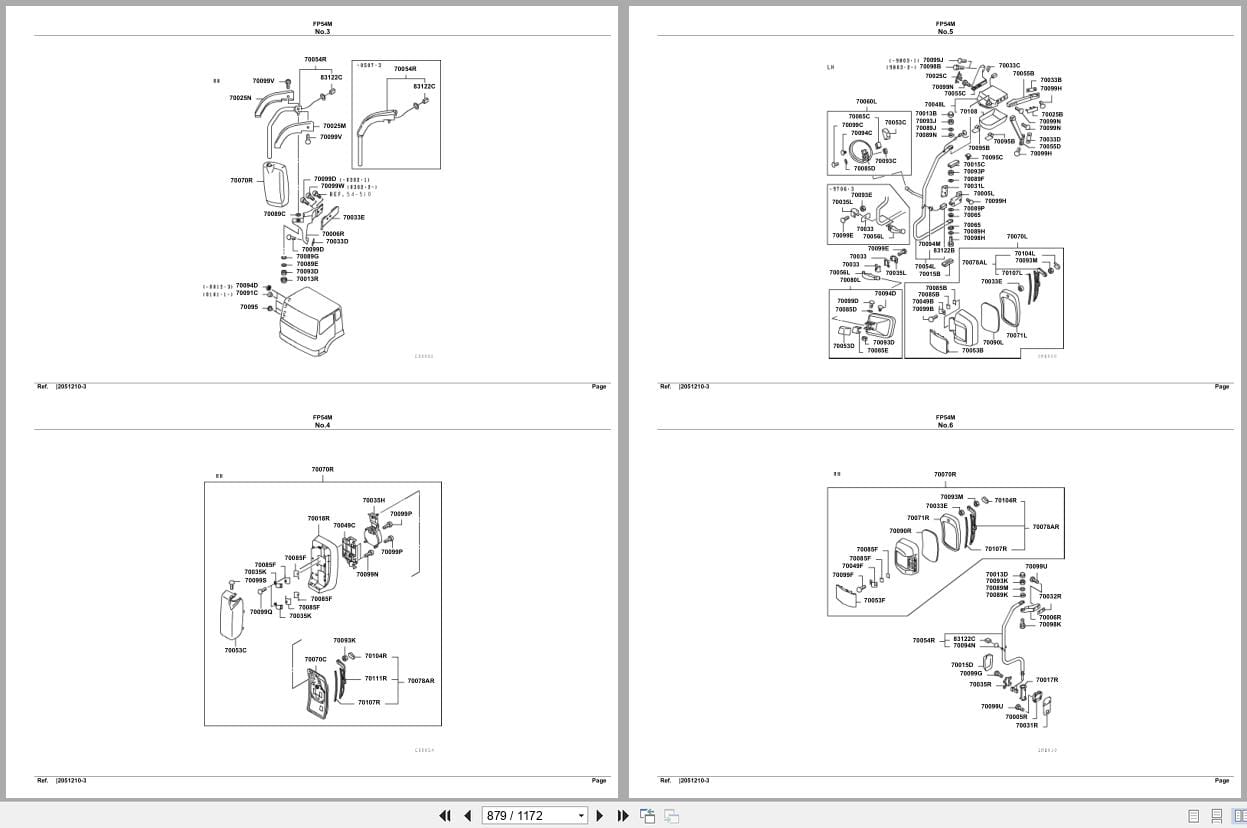 Mitsubishi Fuso Truck FP54M Spare Parts Catalog (2)