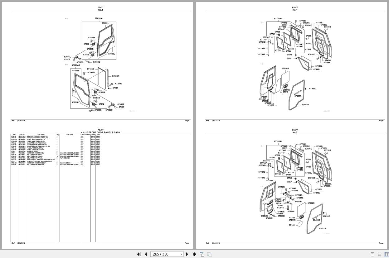 Mitsubishi Fuso Truck FS477 Spare Parts Catalog (2)