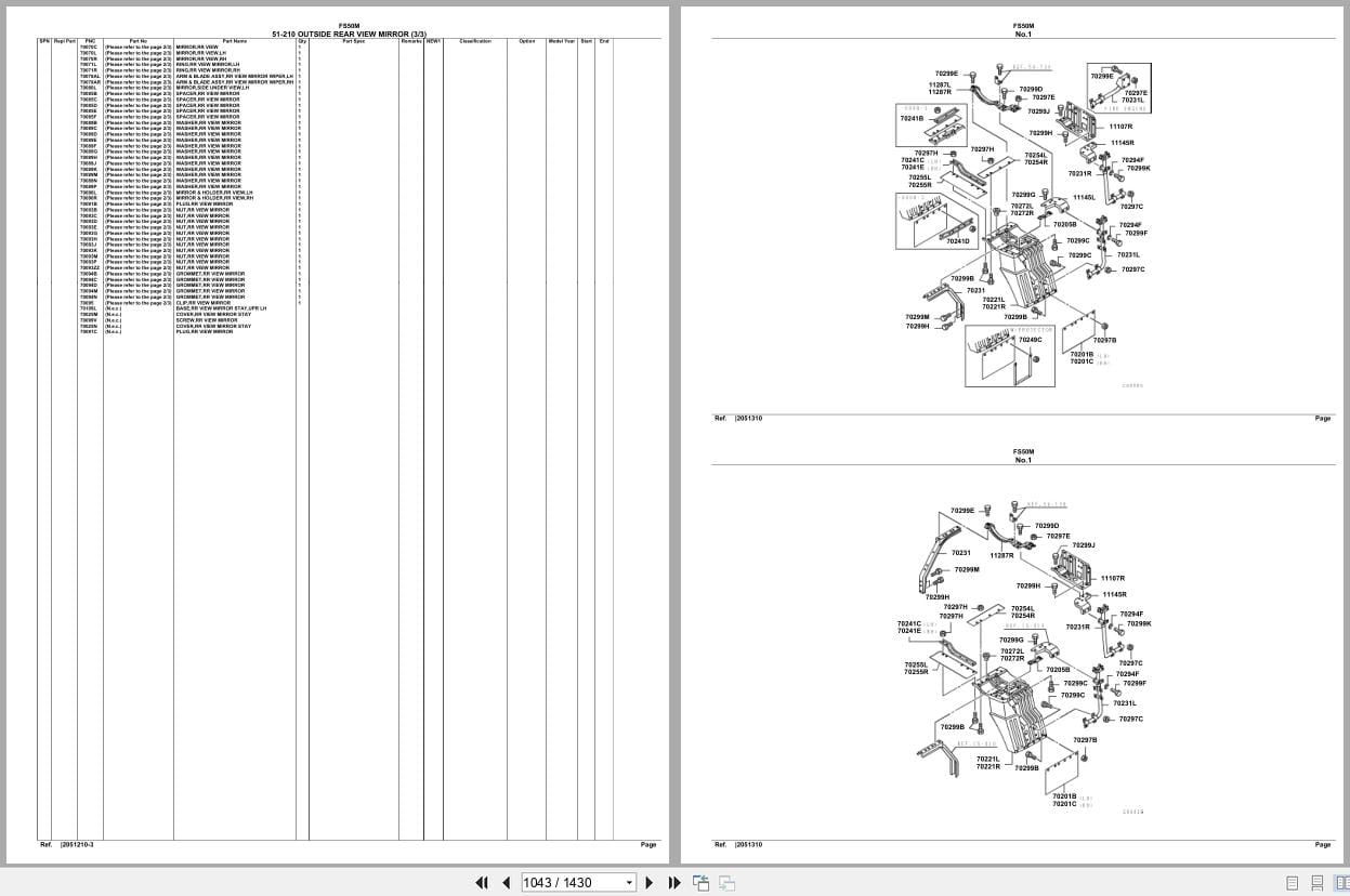Mitsubishi Fuso Truck FS50M Spare Parts Catalog (2)