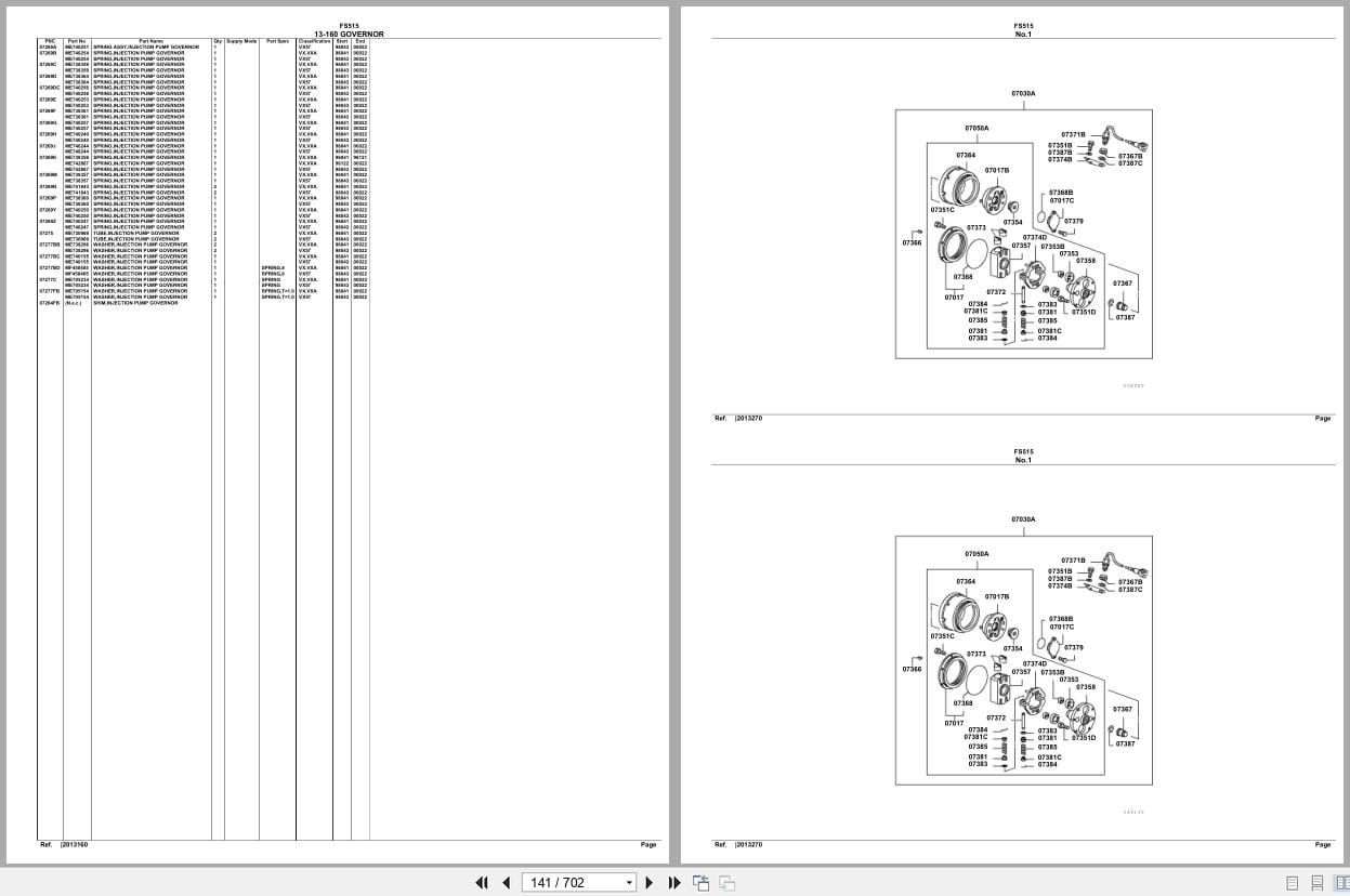 Mitsubishi Fuso Truck FS515 Spare Parts Catalog (2)