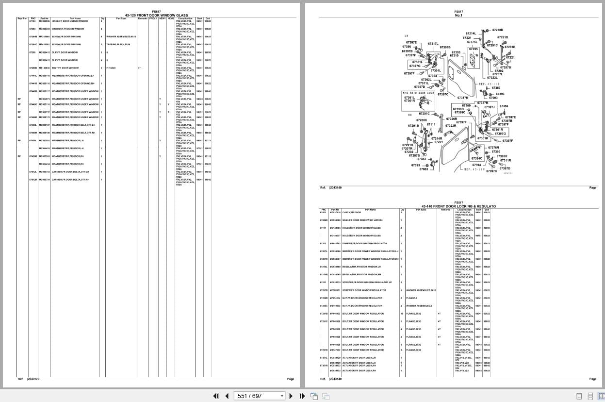Mitsubishi Fuso Truck FS517 Spare Parts Catalog (2)