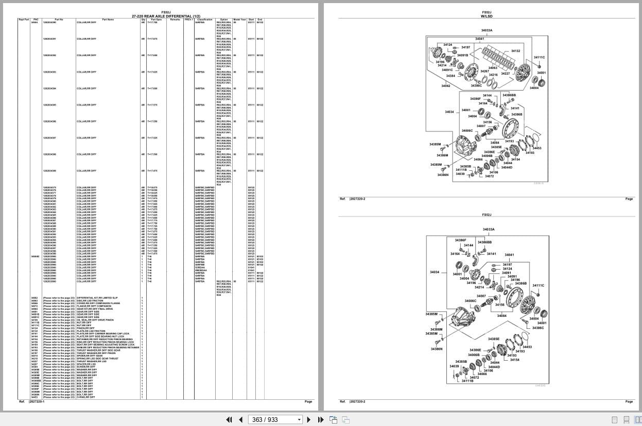 Mitsubishi Fuso Truck FS52J GXP Spare Parts Catalog (2)