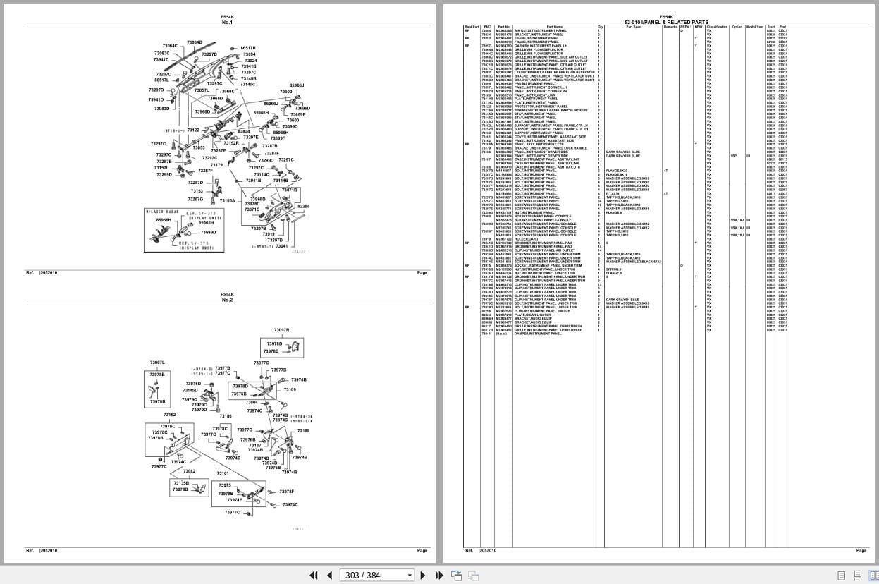 Mitsubishi Fuso Truck FS54K Spare Parts Catalog (2)