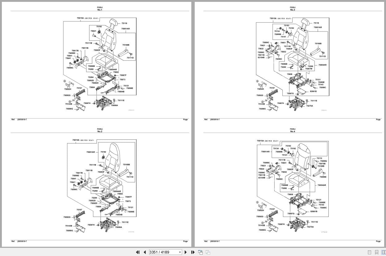 Mitsubishi Fuso Truck FS55J Spare Parts Catalog (2)