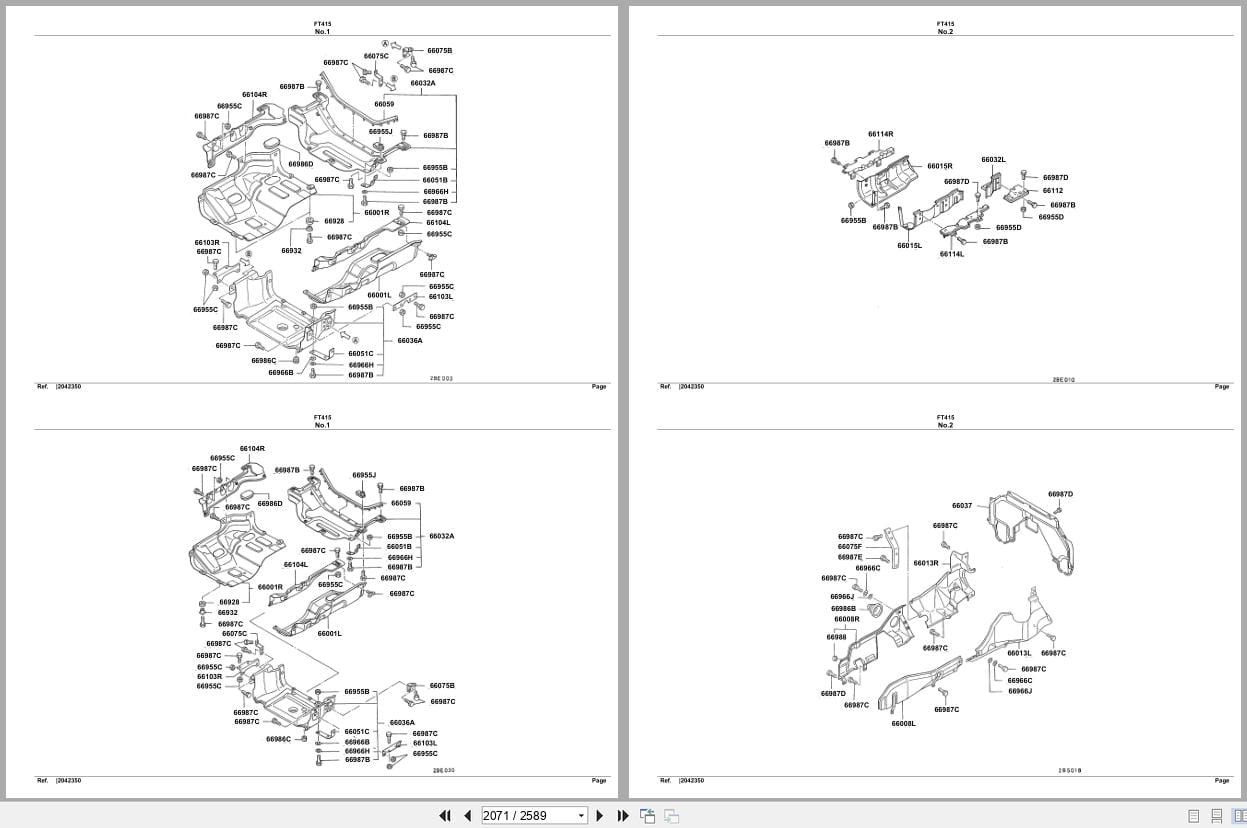 Mitsubishi Fuso Truck FT415 Spare Parts Catalog (2)