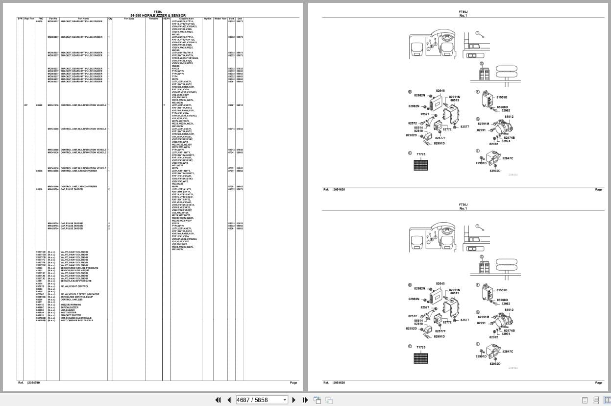 Mitsubishi Fuso Truck FT50J Spare Parts Catalog (2)