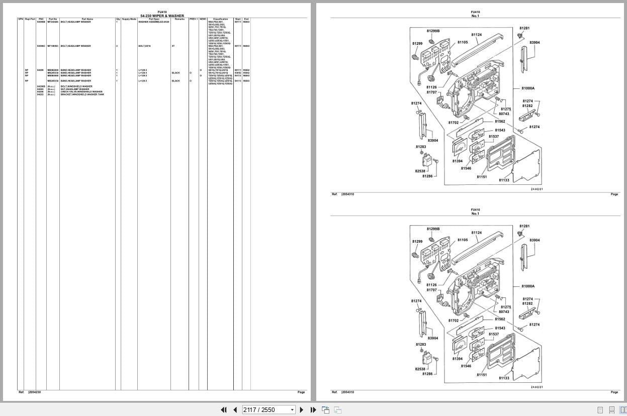 Mitsubishi Fuso Truck FU410 Spare Parts Catalog (2)