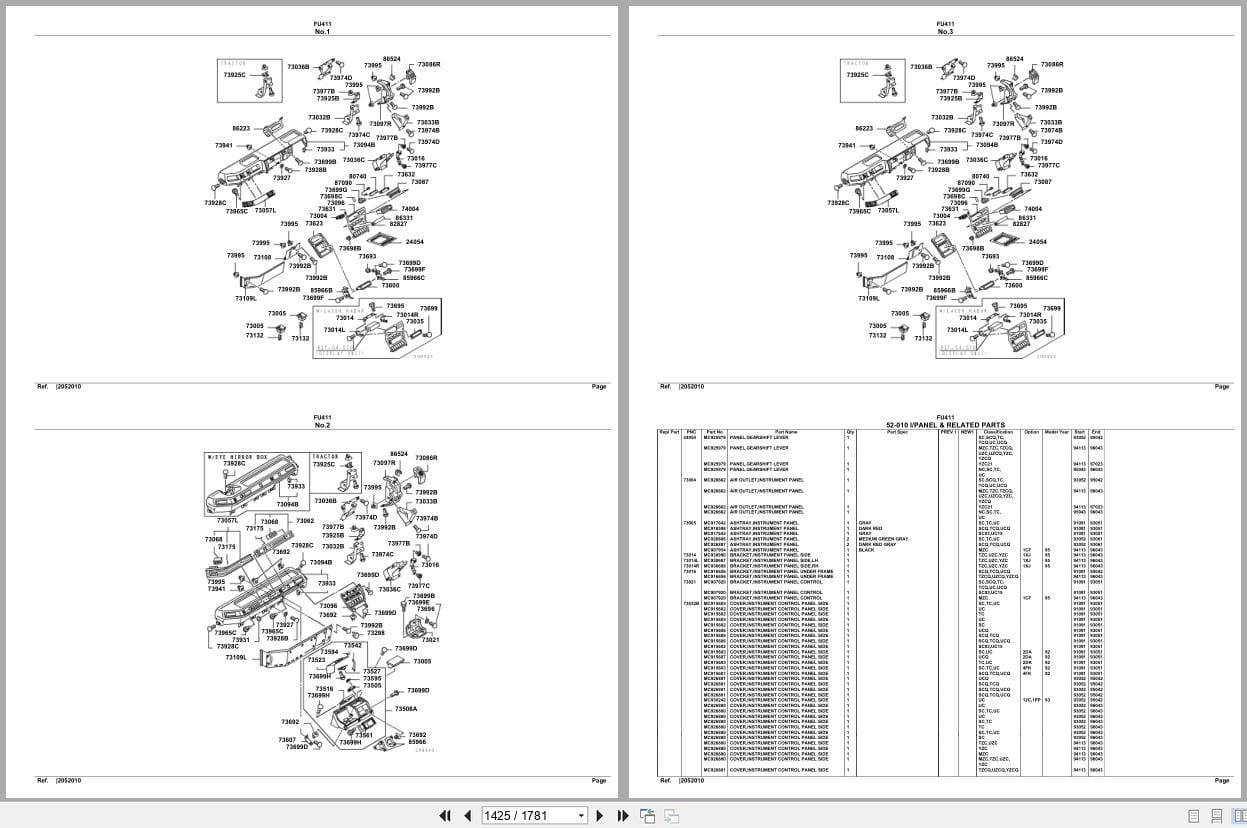 Mitsubishi Fuso Truck FU411 Spare Parts Catalog (2)