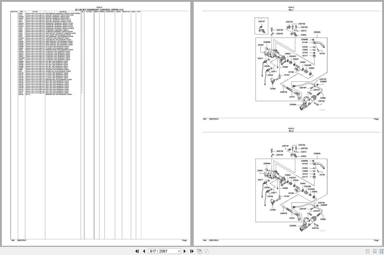 Mitsubishi Fuso Truck FU413 Spare Parts Catalog (2)