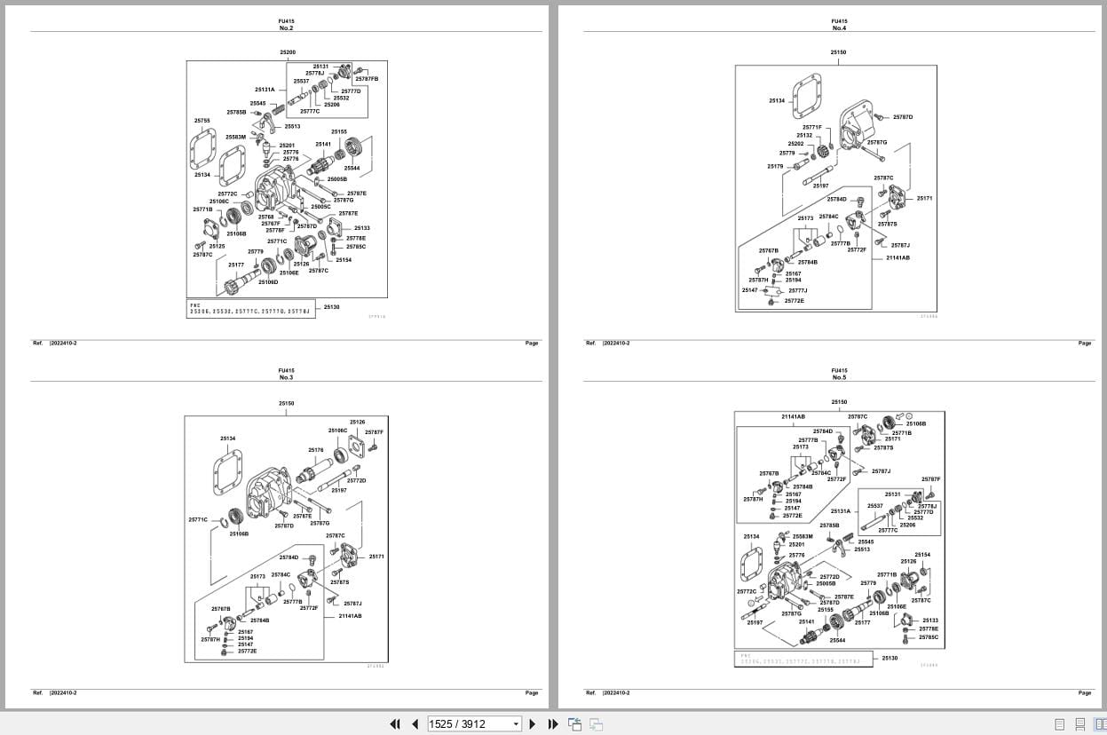 Mitsubishi Fuso Truck FU415 Spare Parts Catalog (2)
